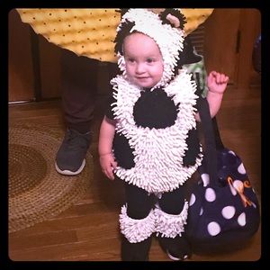 Pottery barn cow Halloween outfit